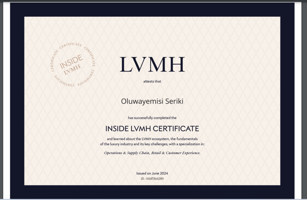 Inside LVMH Certification