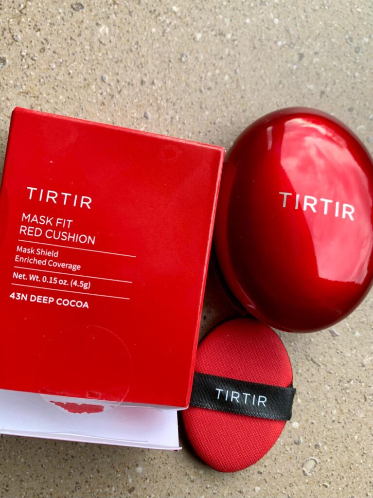 Tirtir Cushion Foundation shade 43N compact packaging.
