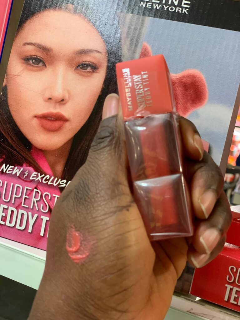 Maybelline Superstay Teddy Tint Swatch